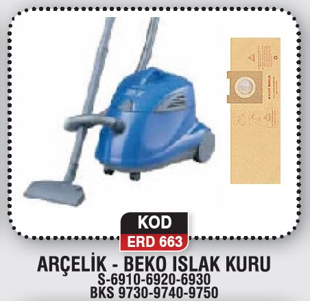 ARÇELİK - BEKO ISLAK KURU S-6910-6930 ERD 663